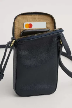 Bags<Seasalt Cornwall Kenwyn Zip Up Cross Body Phone Wallet Dark Night