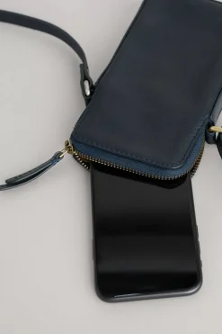 Bags<Seasalt Cornwall Kenwyn Zip Up Cross Body Phone Wallet Dark Night