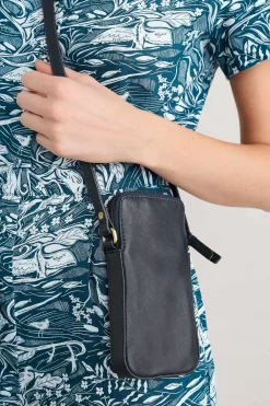 Bags<Seasalt Cornwall Kenwyn Zip Up Cross Body Phone Wallet Dark Night