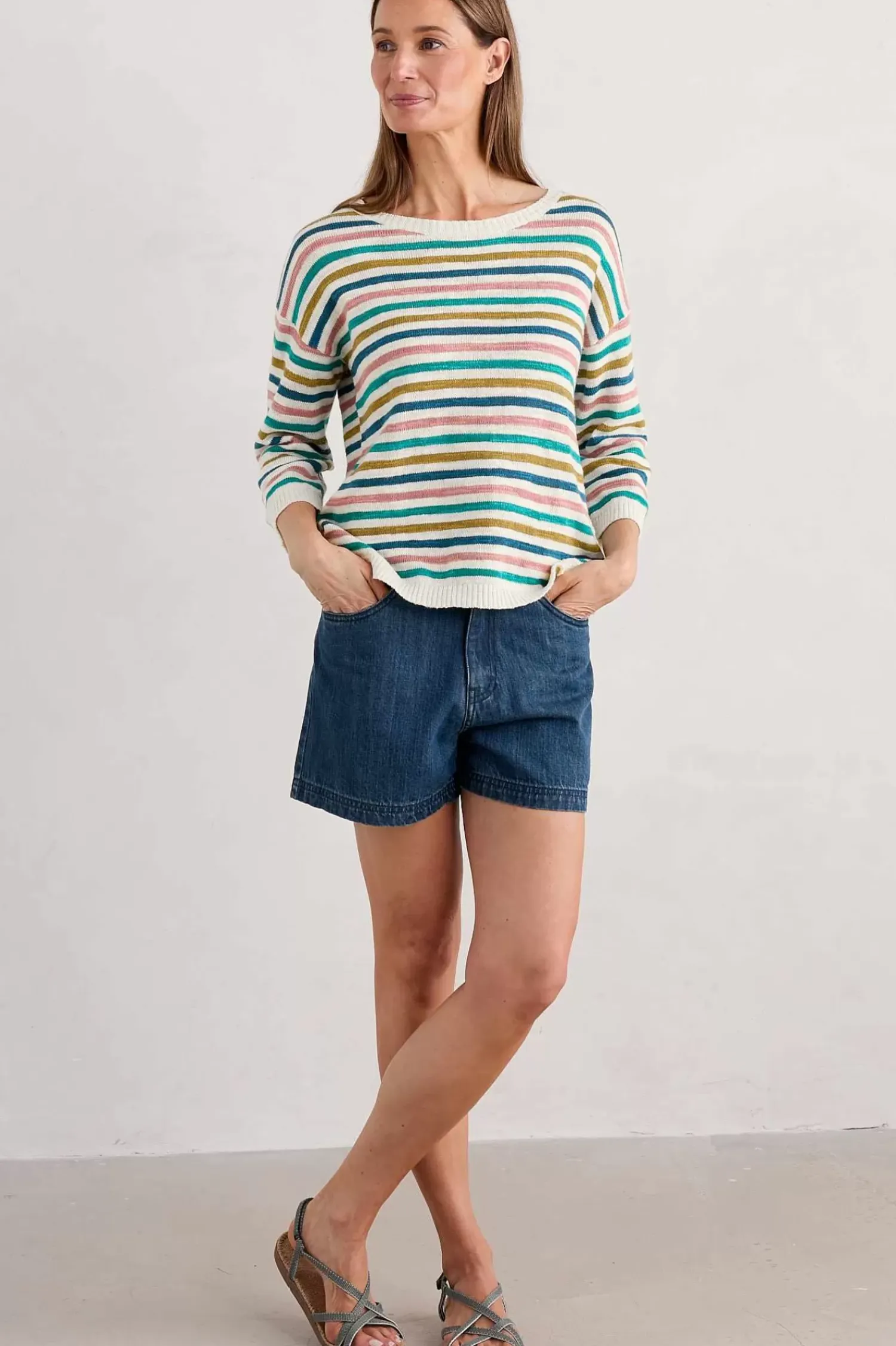 Knitwear<Seasalt Cornwall Knavock Striped Jumper Mini Cornish Helford Multi