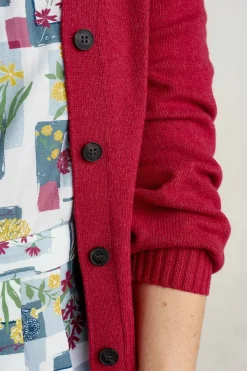 Knitwear<Seasalt Cornwall Lambe Creek V-Neck Cardigan Sedum