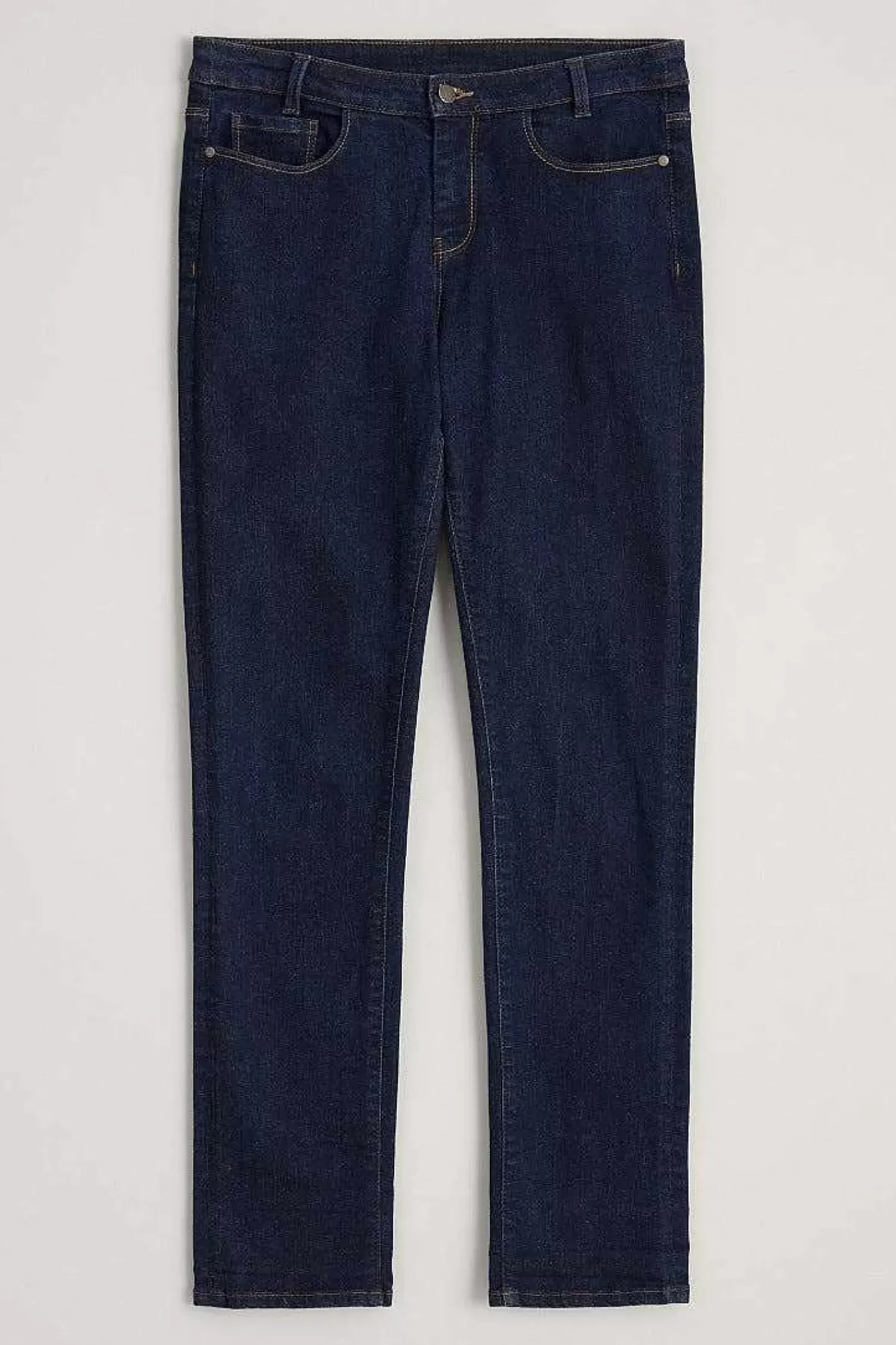 Trousers & Shorts<Seasalt Cornwall Lamledra Denim Jeans Dark Indigo Wash