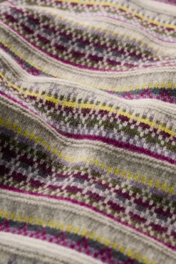 Knitwear<Seasalt Cornwall Lamorna Lane Fair Isle Cardigan Hemmick Aran Multi