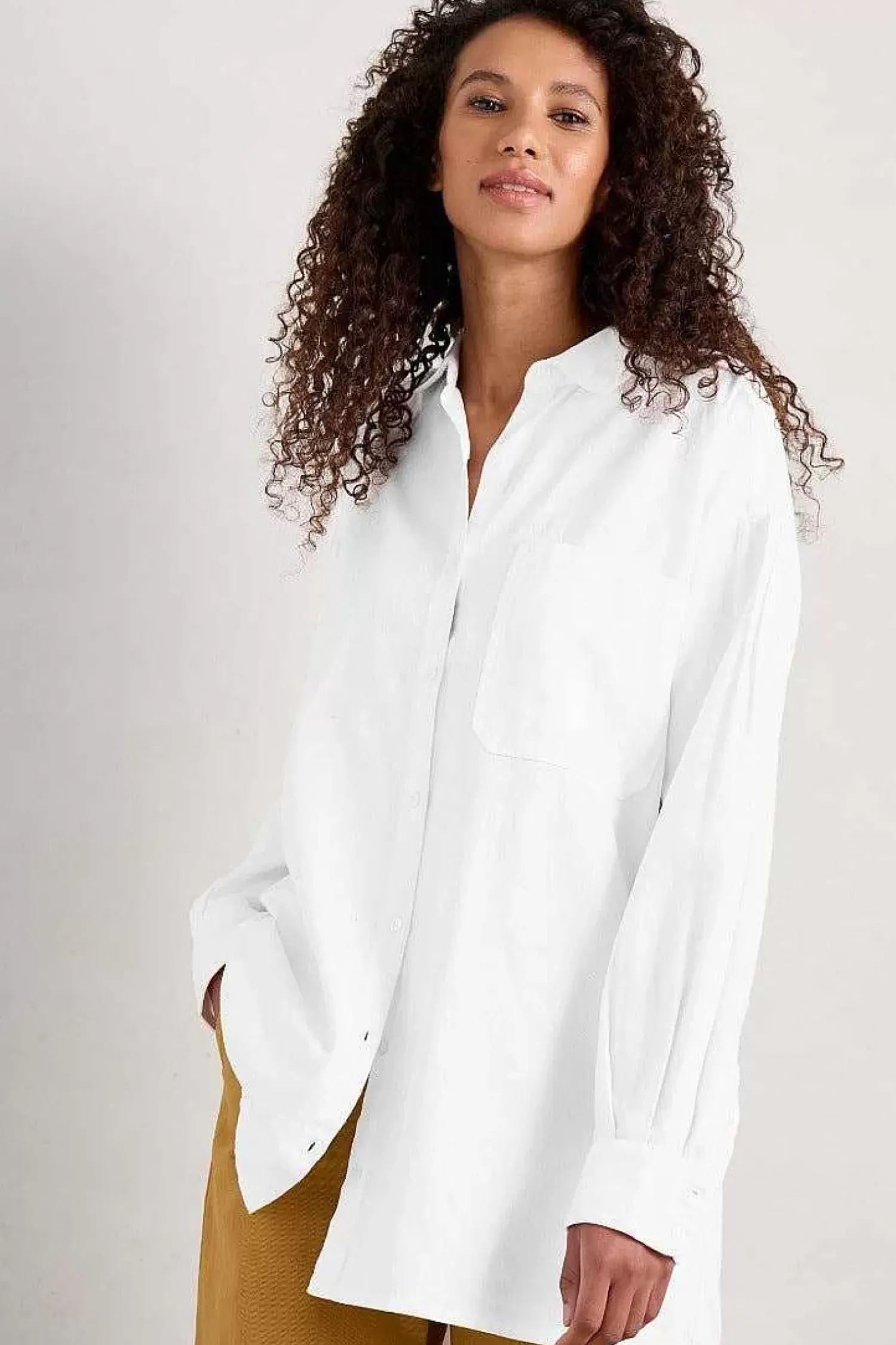 Tops<Seasalt Cornwall Lavant Mor Organic Cotton Shirt Salt