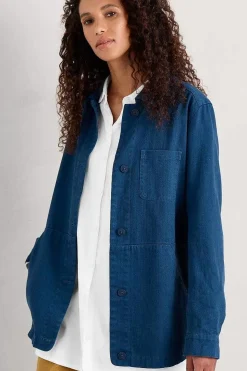 Tops<Seasalt Cornwall Lavant Mor Organic Cotton Shirt Salt