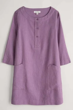 Tunics<Seasalt Cornwall Lighthouse Rock 3/4 Sleeve Tunic Verbena