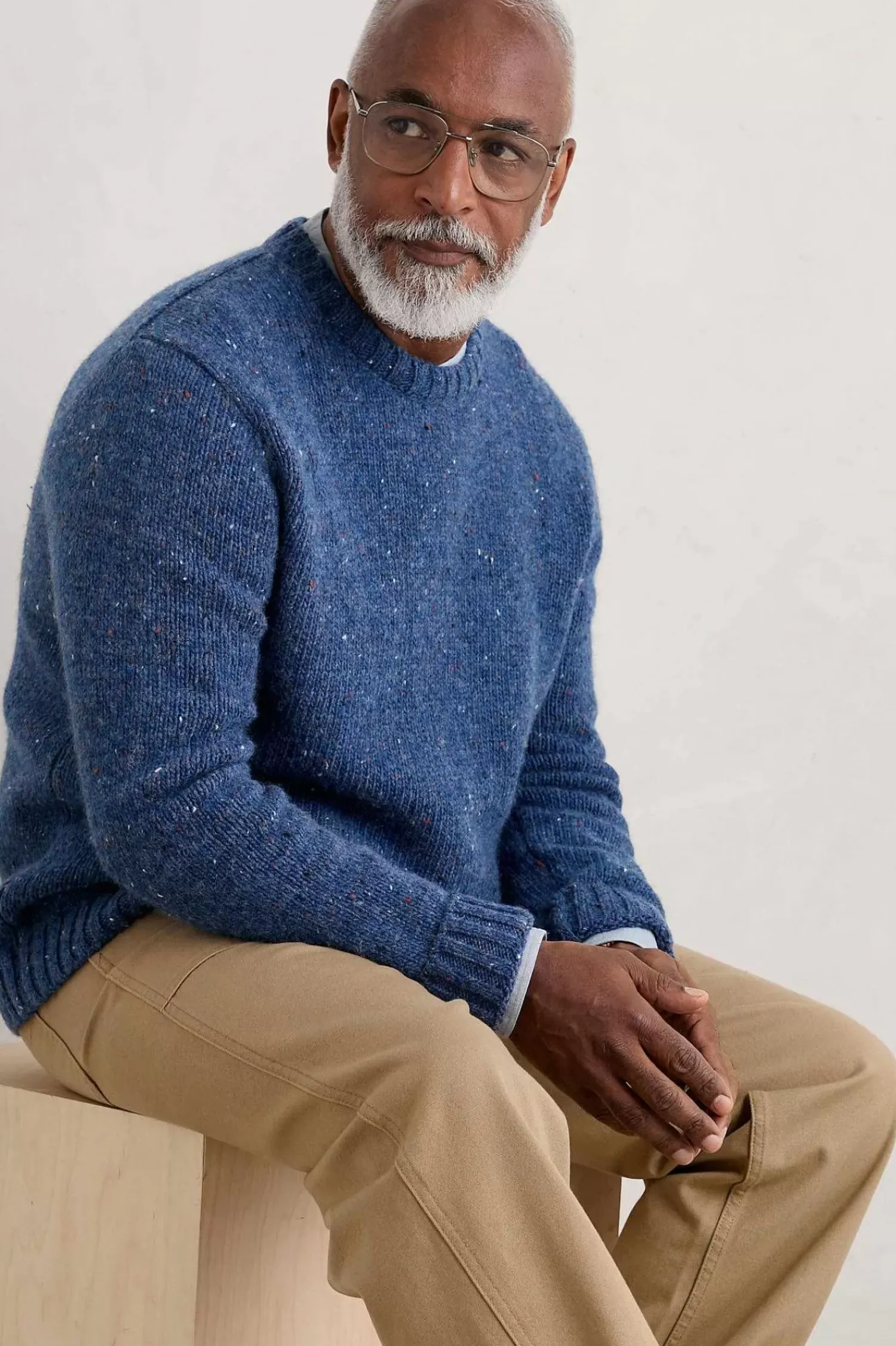 Knitwear<Seasalt Cornwall Men's Bizen Jumper Squall