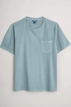 Tops & T-Shirts<Seasalt Cornwall Men's Carreck Pigment-Dyed T-Shirt Light Wade