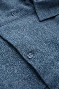 Tops & T-Shirts<Seasalt Cornwall Men's Chandlery Flannel Overshirt Squall
