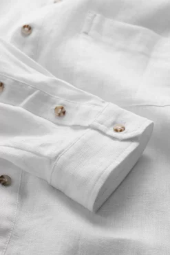 Tops & T-Shirts<Seasalt Cornwall Men's Curator Linen Shirt Salt