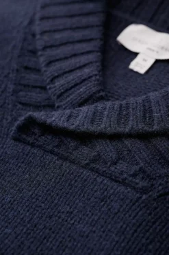 Knitwear<Seasalt Cornwall Men's Daver Shawl Neck Jumper Maritime