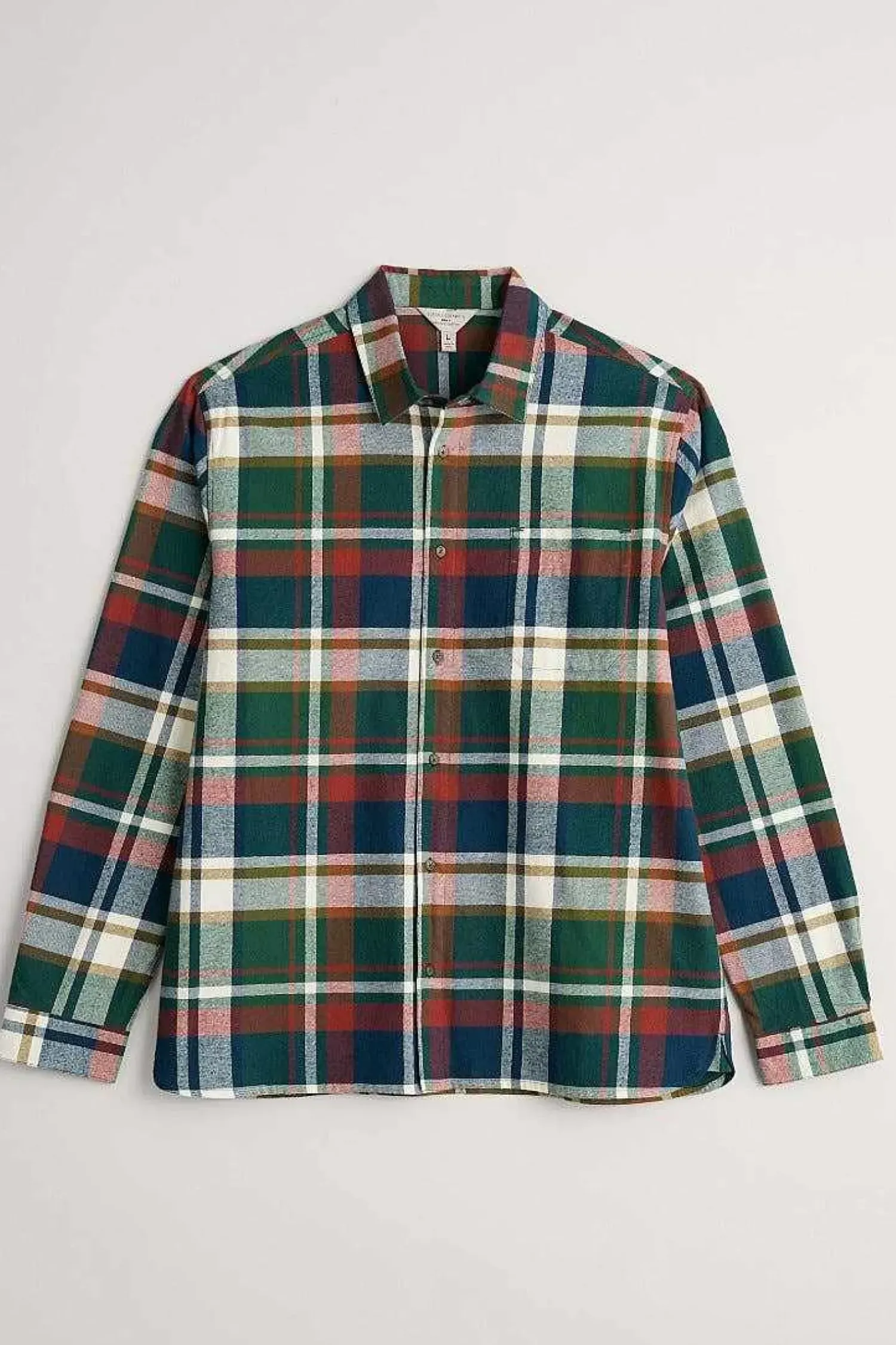 Tops & T-Shirts<Seasalt Cornwall Men's Fathomer Checked Shirt Rhythm Multi