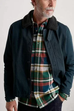 Tops & T-Shirts<Seasalt Cornwall Men's Fathomer Checked Shirt Rhythm Multi