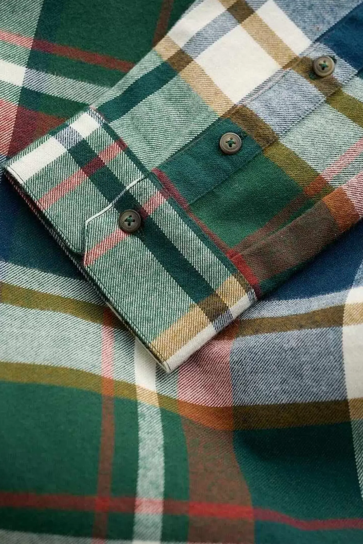 Tops & T-Shirts<Seasalt Cornwall Men's Fathomer Checked Shirt Rhythm Multi
