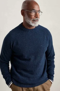 Knitwear<Seasalt Cornwall Men's Fitcher Knitted Jumper French Blue