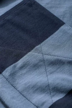 Tops & T-Shirts<Seasalt Cornwall Men's Herdsman Organic Cotton Rugby Top Page Blue Sail