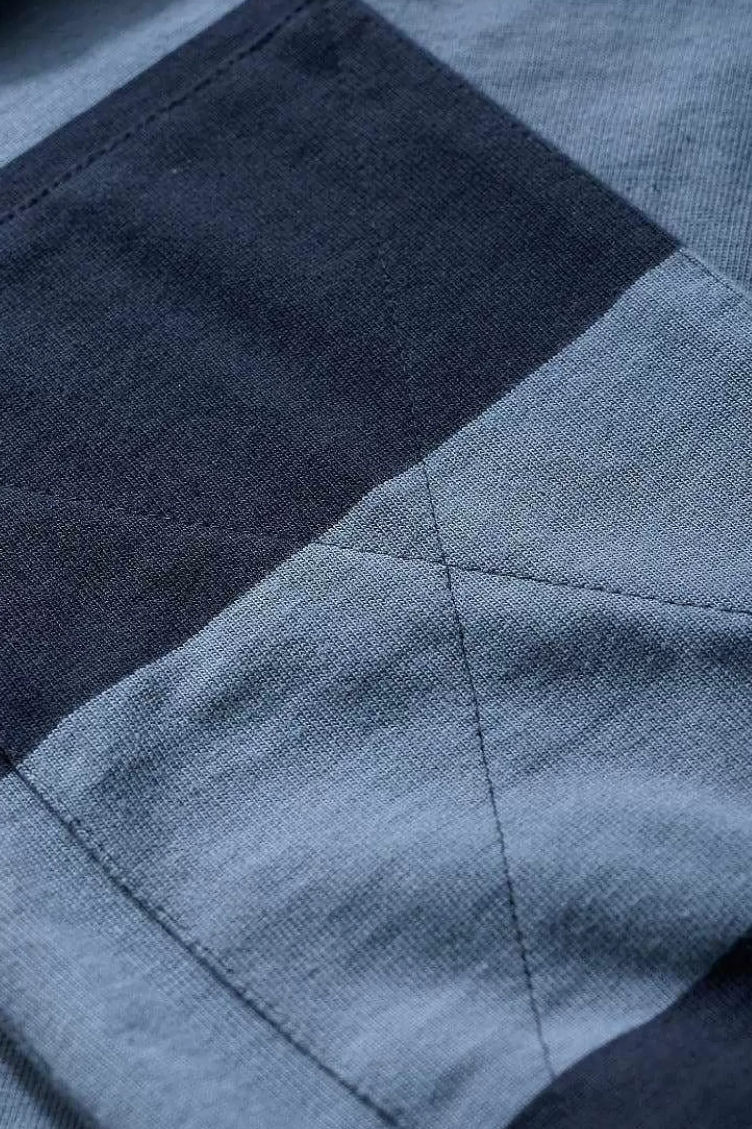 Tops & T-Shirts<Seasalt Cornwall Men's Herdsman Organic Cotton Rugby Top Page Blue Sail
