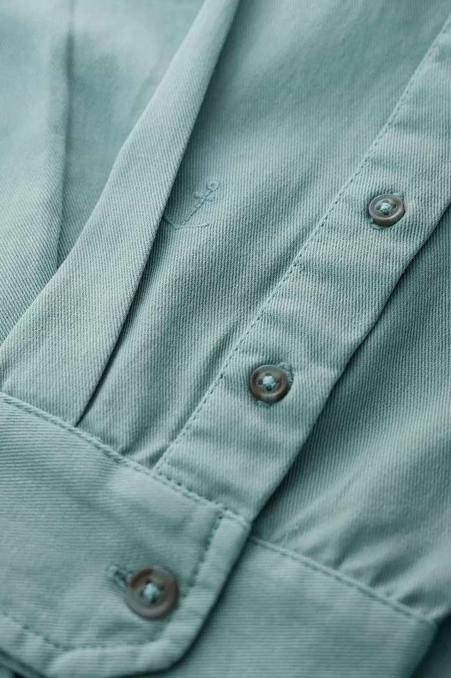 Tops & T-Shirts<Seasalt Cornwall Men's Jackdaw Cotton Twill Shirt (Gots) Sardine