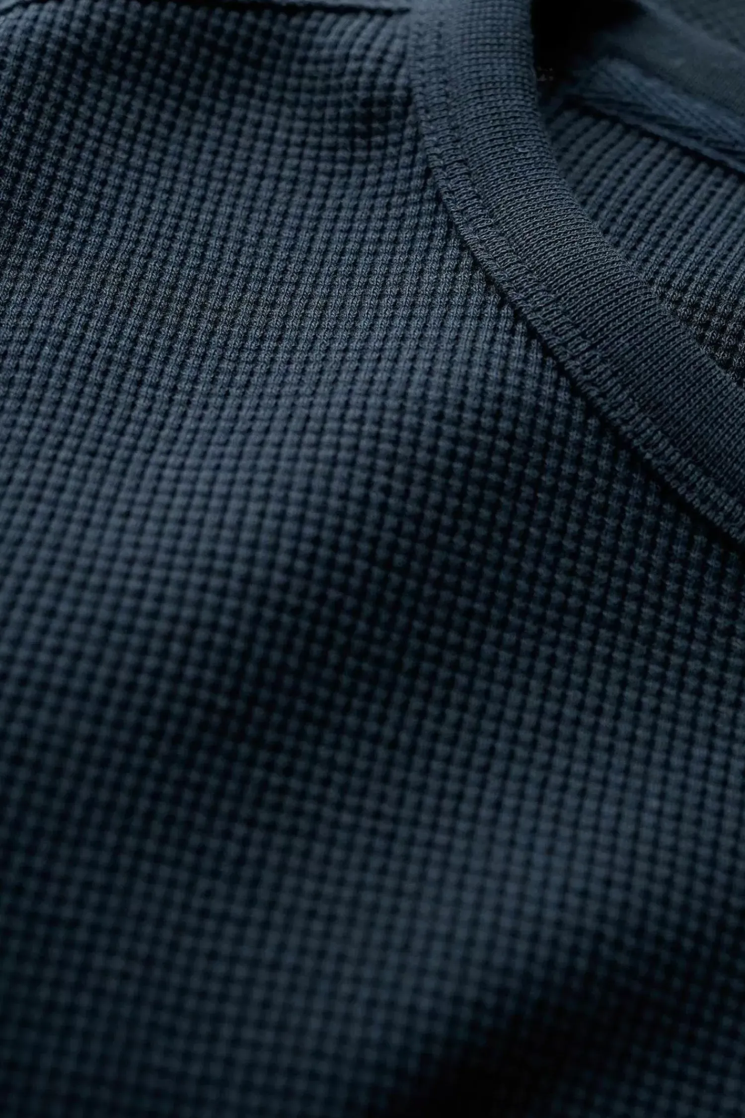 Tops & T-Shirts<Seasalt Cornwall Men's Jackline Waffle Jersey Top Inkwell