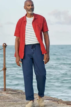 Trousers & Shorts<Seasalt Cornwall Men's Riggerman Trousers Dark Indigo