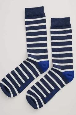 Socks<Seasalt Cornwall Men's Sailor Socks Weatherboard Lake Aran