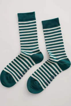 Socks<Seasalt Cornwall Men's Sailor Socks Weatherboard Lake Aran