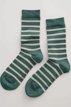 Socks<Seasalt Cornwall Men's Sailor Socks Weatherboard Lake Aran