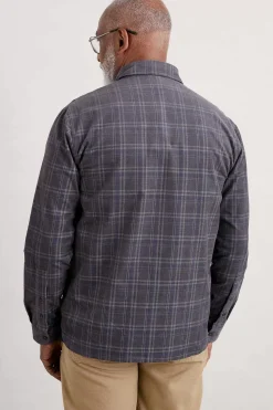 Tops & T-Shirts<Seasalt Cornwall Men's Shoreman Cord Shirt Honesty Steel