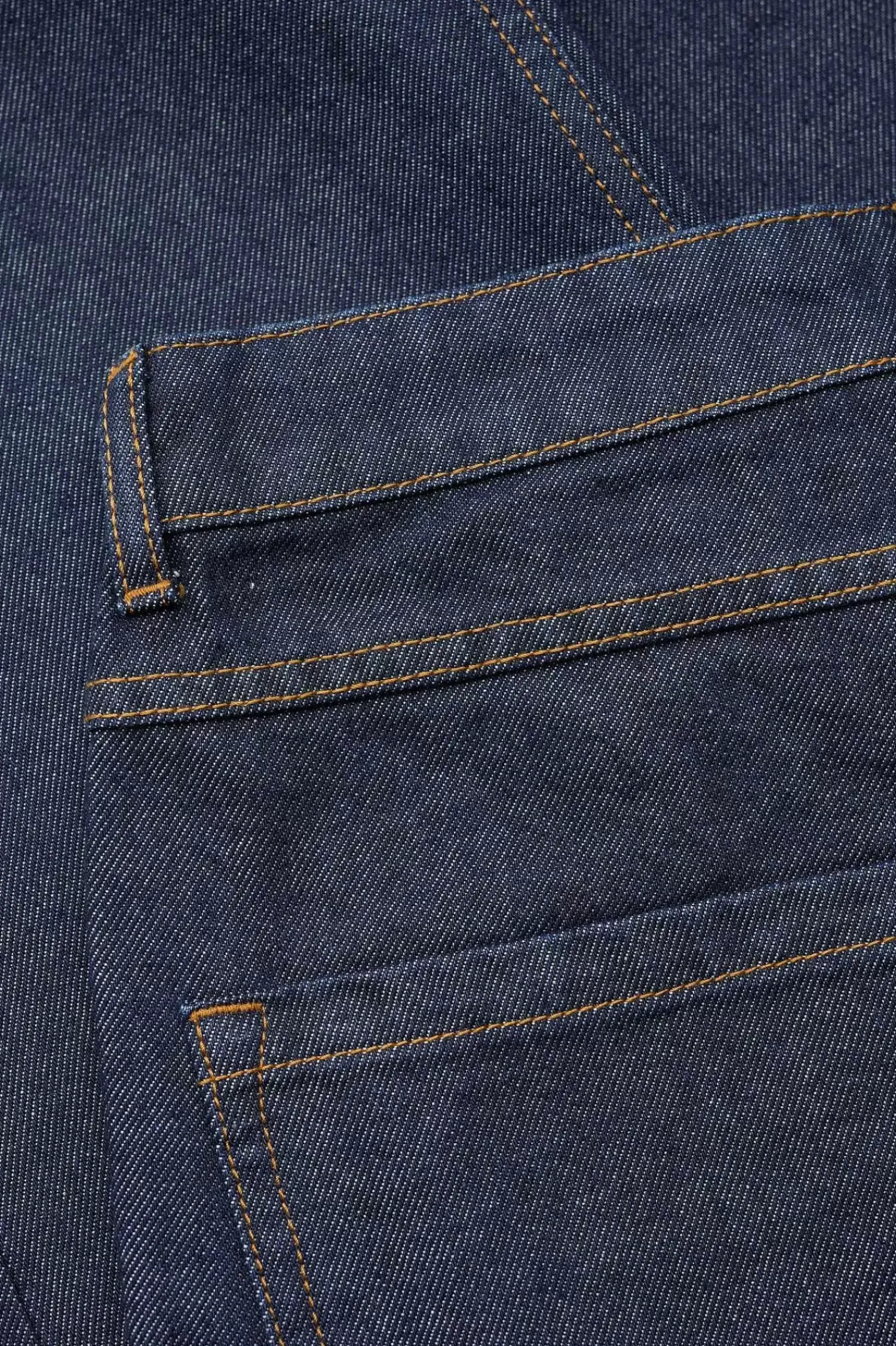 Trousers & Shorts<Seasalt Cornwall Men's Steersman Organic Cotton Straight Leg Jeans Dark Wash