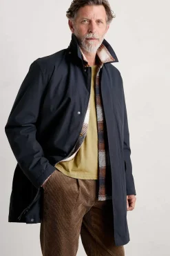 Coats & Jackets<Seasalt Cornwall Men's Stone Wave Waterproof Coat Inkwell