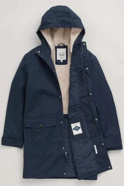 Coats & Jackets<Seasalt Cornwall Men's Tidesman Waterproof Coat Maritime