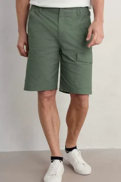 Trousers & Shorts<Seasalt Cornwall Men's Tillerman Organic Cotton Cargo Shorts Dark Balsam