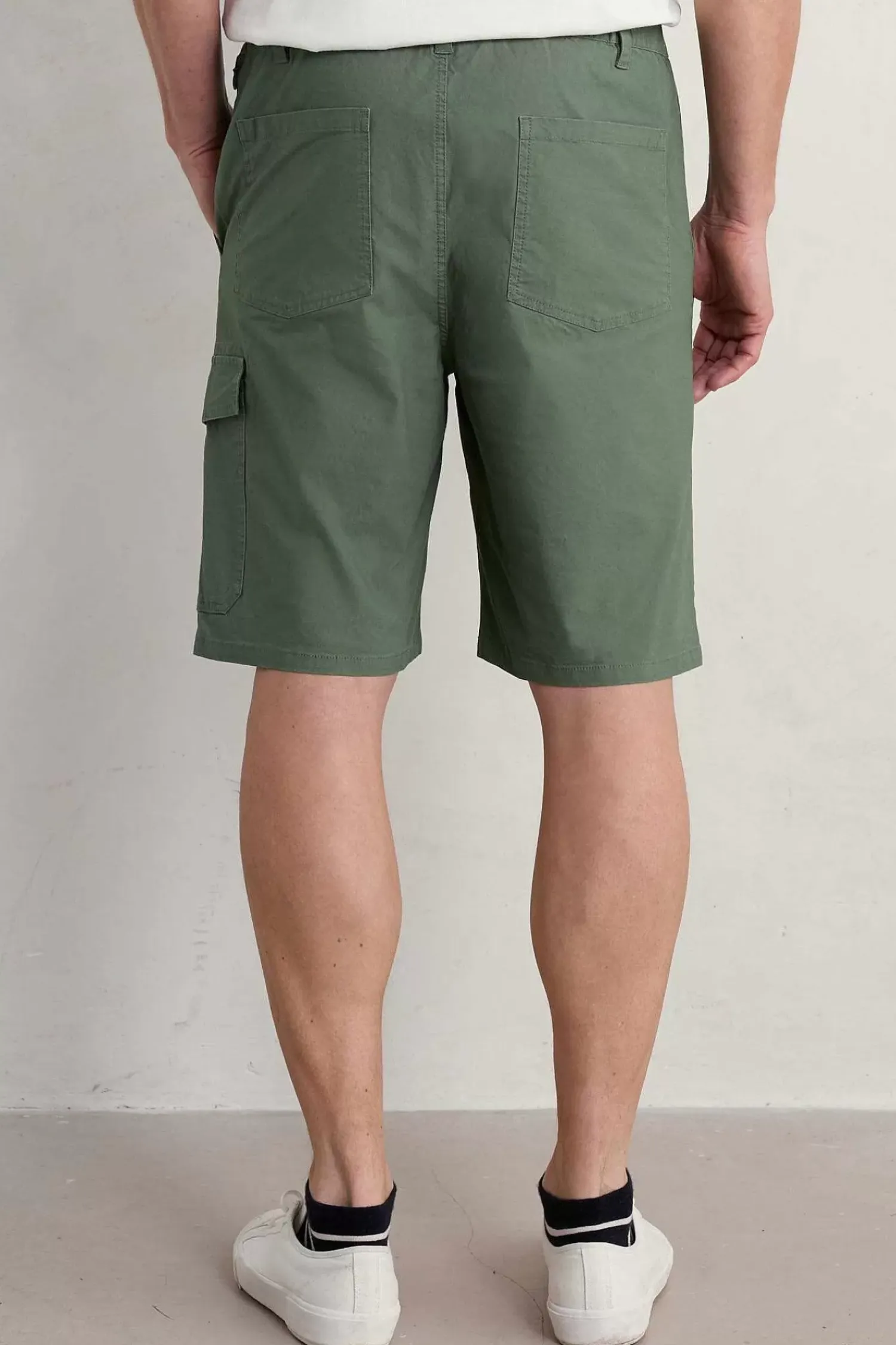 Trousers & Shorts<Seasalt Cornwall Men's Tillerman Organic Cotton Cargo Shorts Dark Balsam
