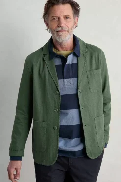 Coats & Jackets<Seasalt Cornwall Men's Tollgate Jacket Dark Balsam