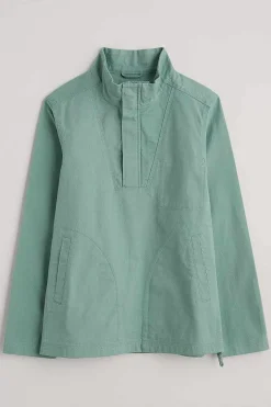 Tops & T-Shirts<Seasalt Cornwall Men's Trelew Smock Sardine