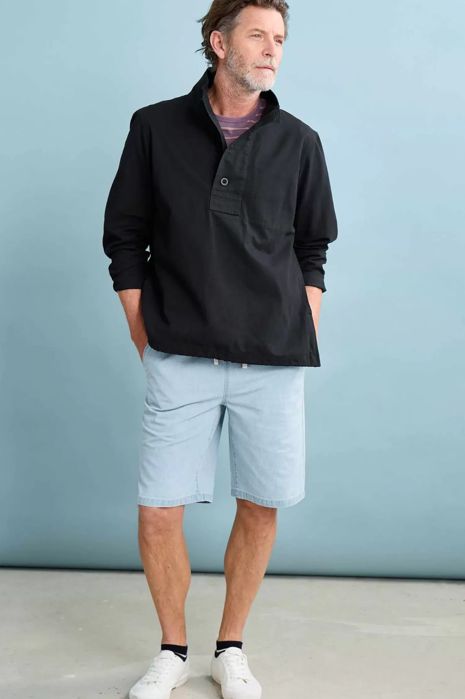 Trousers & Shorts<Seasalt Cornwall Men's Weaverman Shorts Light Indigo Wash