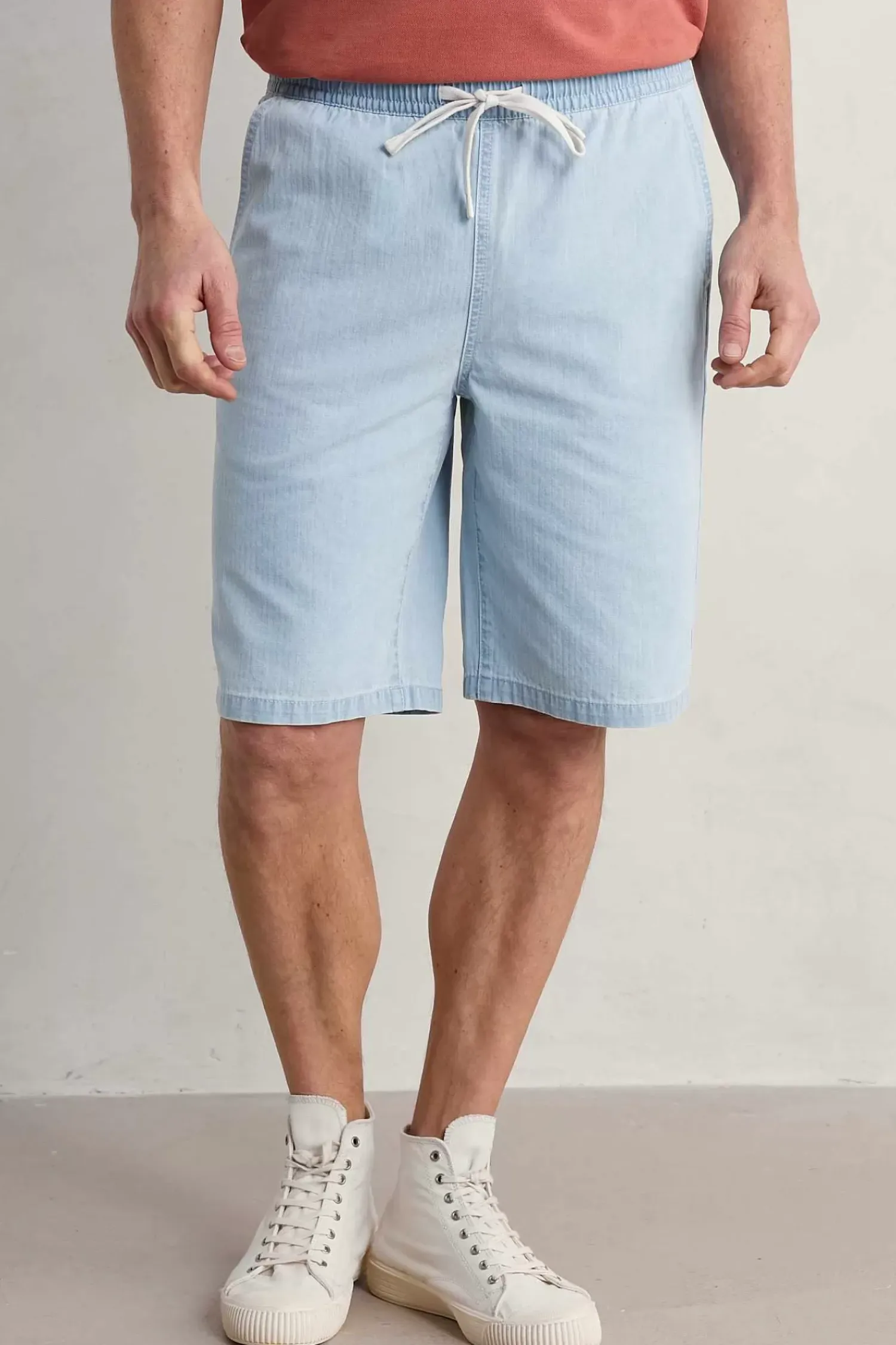 Trousers & Shorts<Seasalt Cornwall Men's Weaverman Shorts Light Indigo Wash