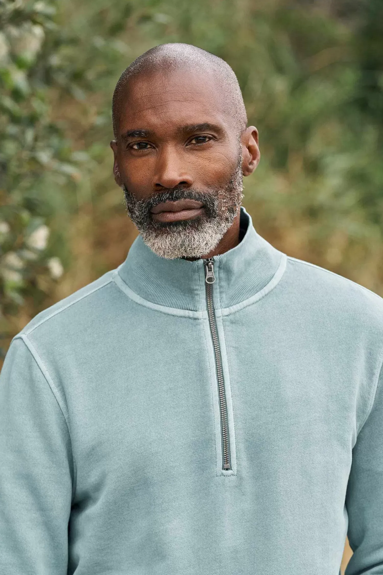 Tops & T-Shirts<Seasalt Cornwall Men's Wood Moss Quarter Zip Sweatshirt Light Wade