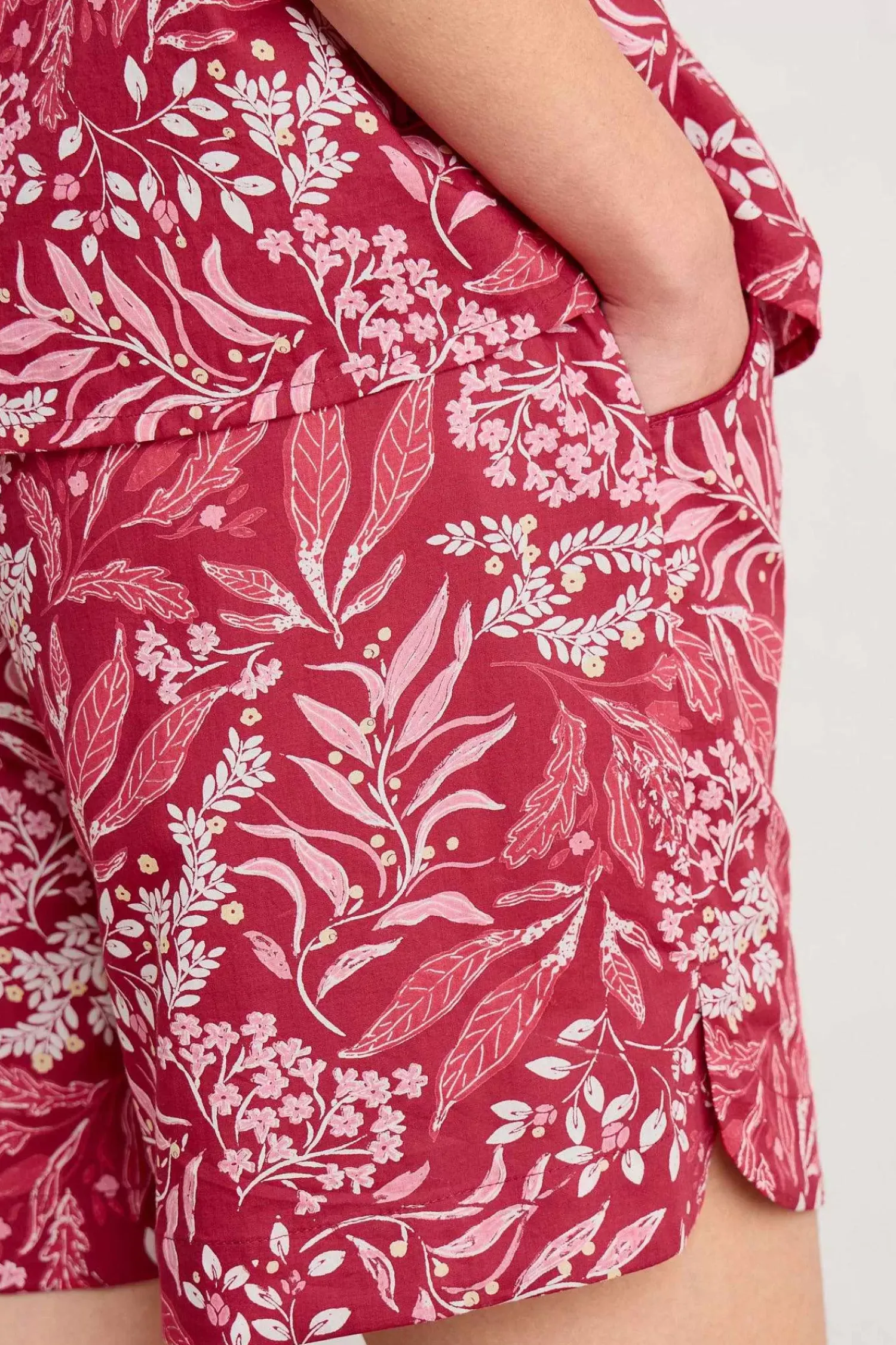 Nightwear<Seasalt Cornwall Moonflower Vest Top Pyjama Set Riverbed Floral Mainsail