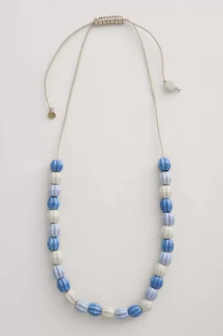 Jewellery<Seasalt Cornwall Moorland Haze Bead Necklace Acacia Sailboat