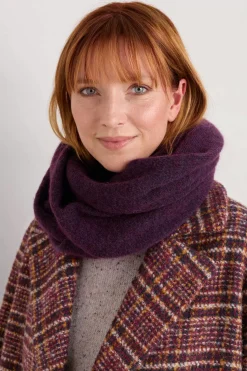 Scarves & Shawls<Seasalt Cornwall Morning Cliff Snood Grape
