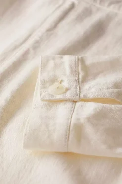 Coats & Jackets<Seasalt Cornwall Nancothan Long Organic Cotton Jacket Chalk