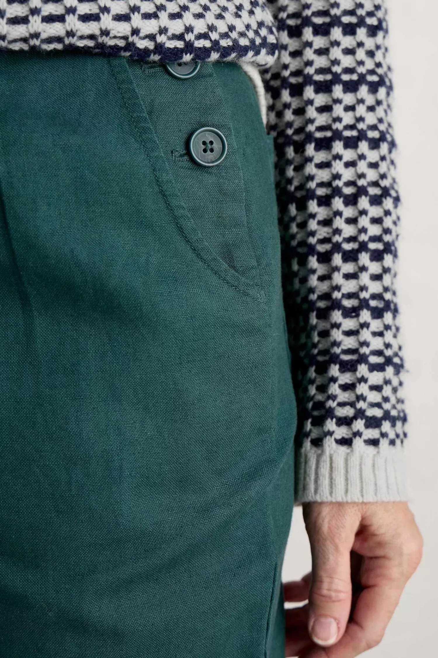 Trousers & Shorts<Seasalt Cornwall Nanterrow Trousers Dark Thyme