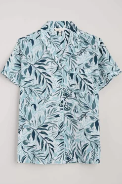 Nightwear<Seasalt Cornwall Nesting Bird Short Sleeve Pyjamas Kelp Forest Reflection