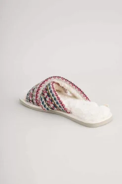 Nightwear<Seasalt Cornwall Night Ships Crossover Slippers Fence Floral Aran Multi