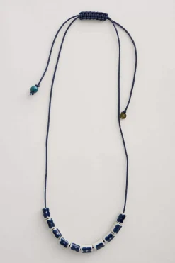 Jewellery<Seasalt Cornwall Noon Moor Ceramic Bead Necklace Aran Light Squid Mix