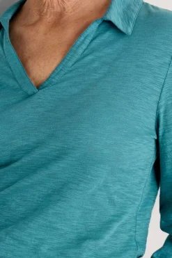 Tops<Seasalt Cornwall Owles Point V-Neck Jersey Shirt Wreckage