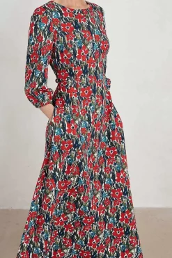 Dresses<Seasalt Cornwall Pellar Floral Dress Marsh Marigold Chalk