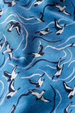 Dresses<Seasalt Cornwall Pier View Jersey Dress River Birds Sailboats