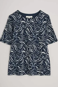 Tops<Seasalt Cornwall Poisson Jersey Top (Gots) Tide Lines Maritime